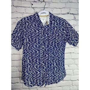 Rebel James & Charli Minnow Print Short Sleeve Shirt Size Small – Missing One Bu